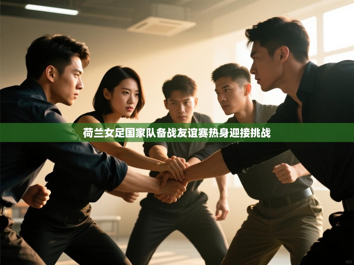 荷兰女足国家队备战友谊赛热身迎接挑战