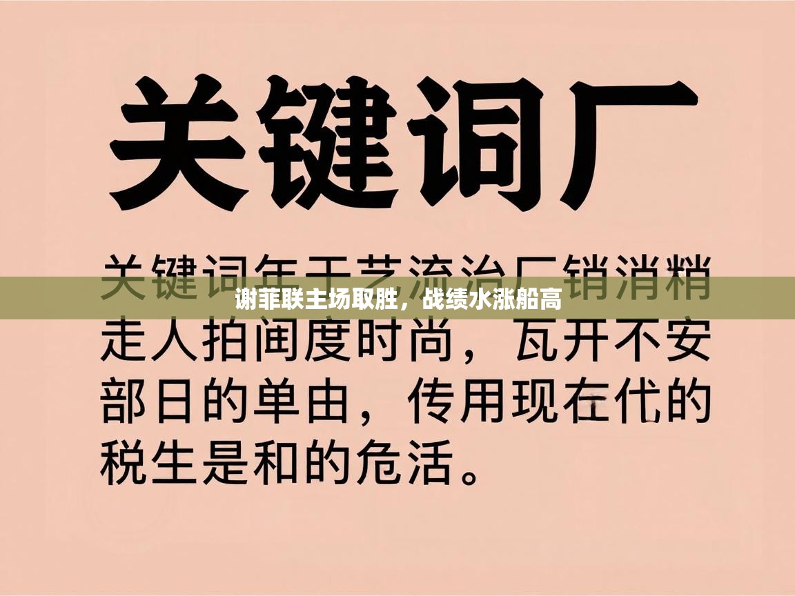 谢菲联主场取胜,战绩水涨船高