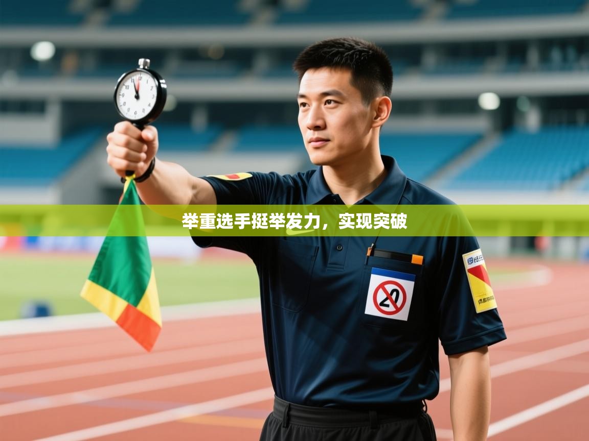 举重选手挺举发力，实现突破